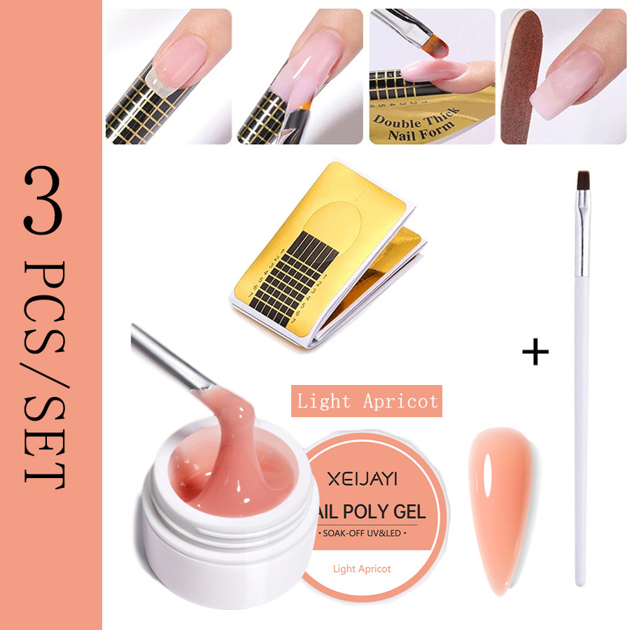 Uñas fototerapia extensión pegamento traje extensión rápida con soporte de papel fototerapia pluma Firme y Duradera adecuado para el principiante