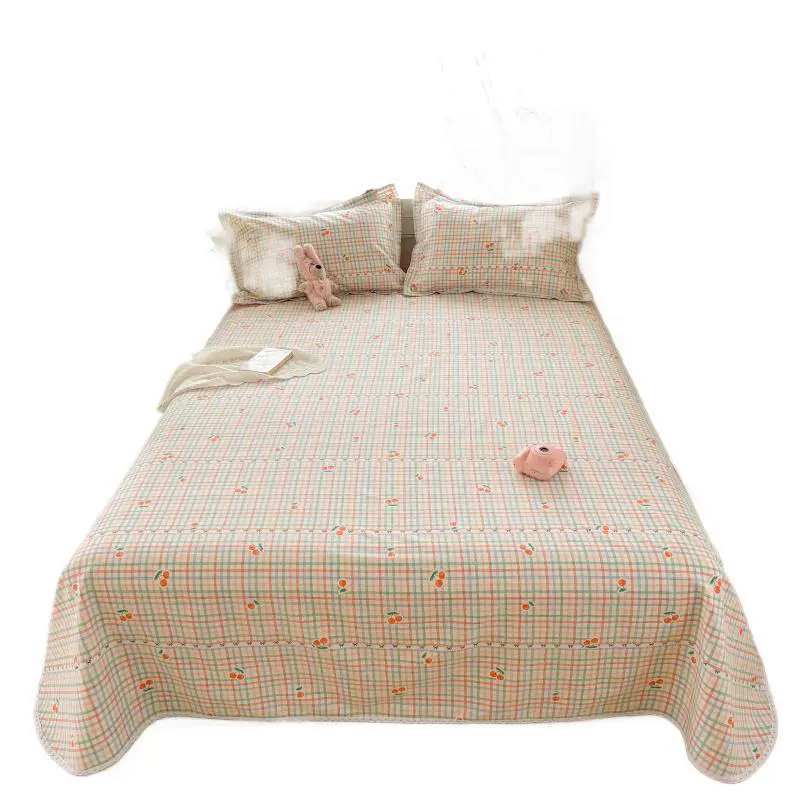 Summer mat, cotton set, sheet, 3 piece set, increased thickness