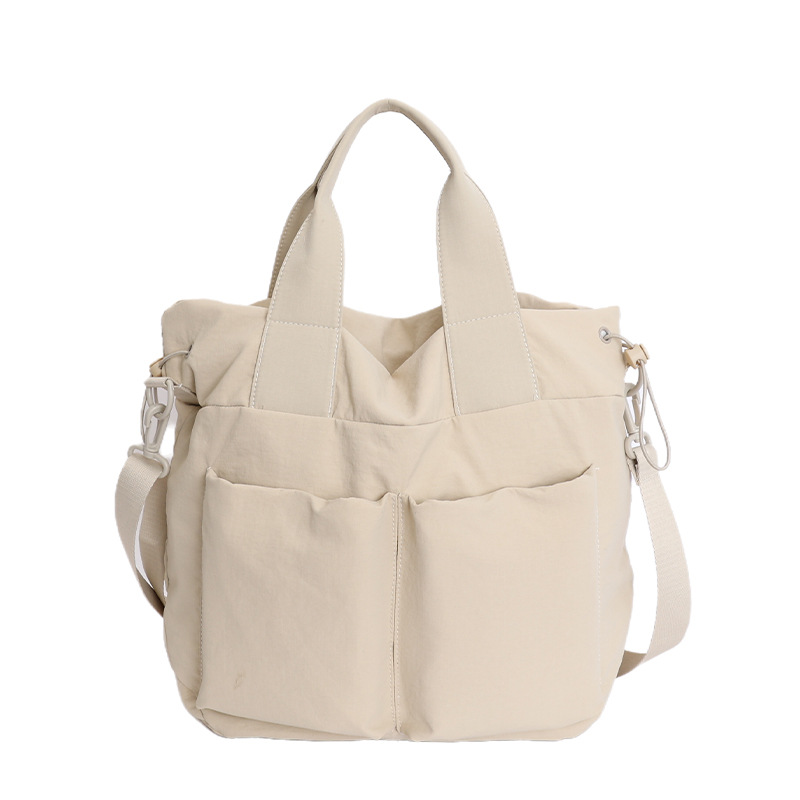 Casual Women's Shoulder Bag Student Tote Bag Nylon Large Capacity Commuter Crossbody Bag - Thumbnail 7