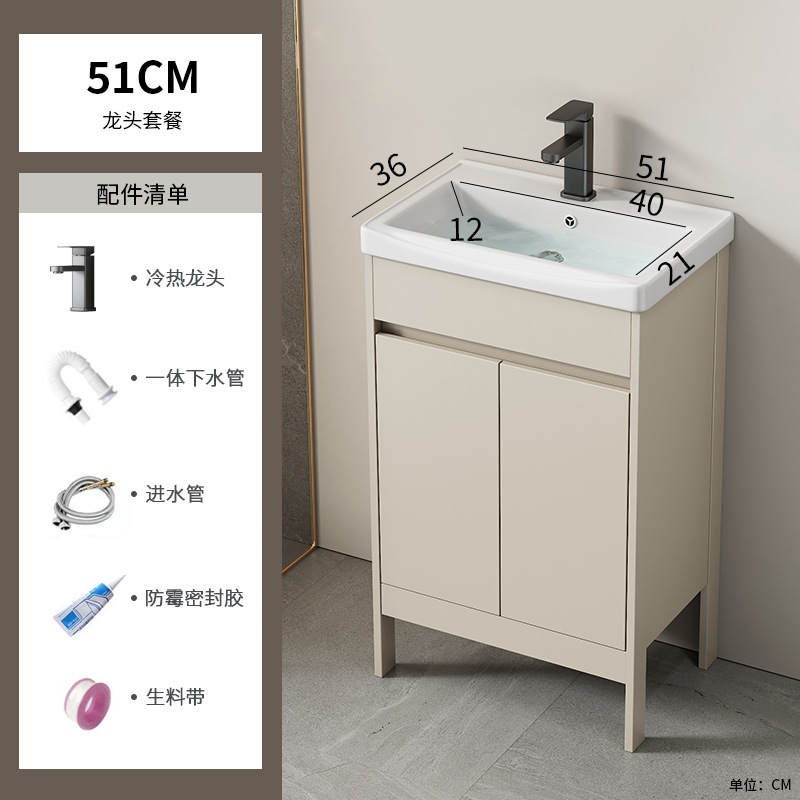 Espacio piso de aluminio todo en uno cerámica doble baño doble combinación de gabinete de baño baño baño lavado de manos lavabo mesa de lavado piscina