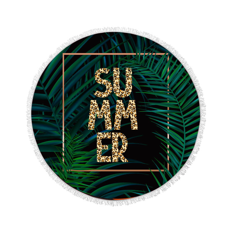 Flamingo microfibra de playa redonda Toalla de baño poliéster algodón impresión Toalla de playa absorbente Toalla de baño lote