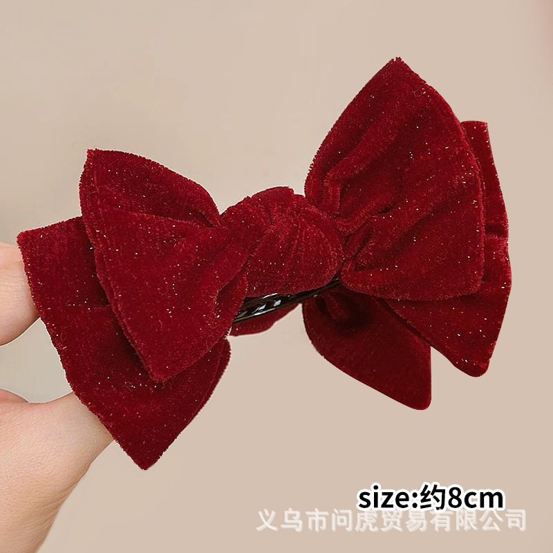 Horquillas Tradicionales Chinas para Niñas de Aleación y Terciopelo para Año Nuevo Chino