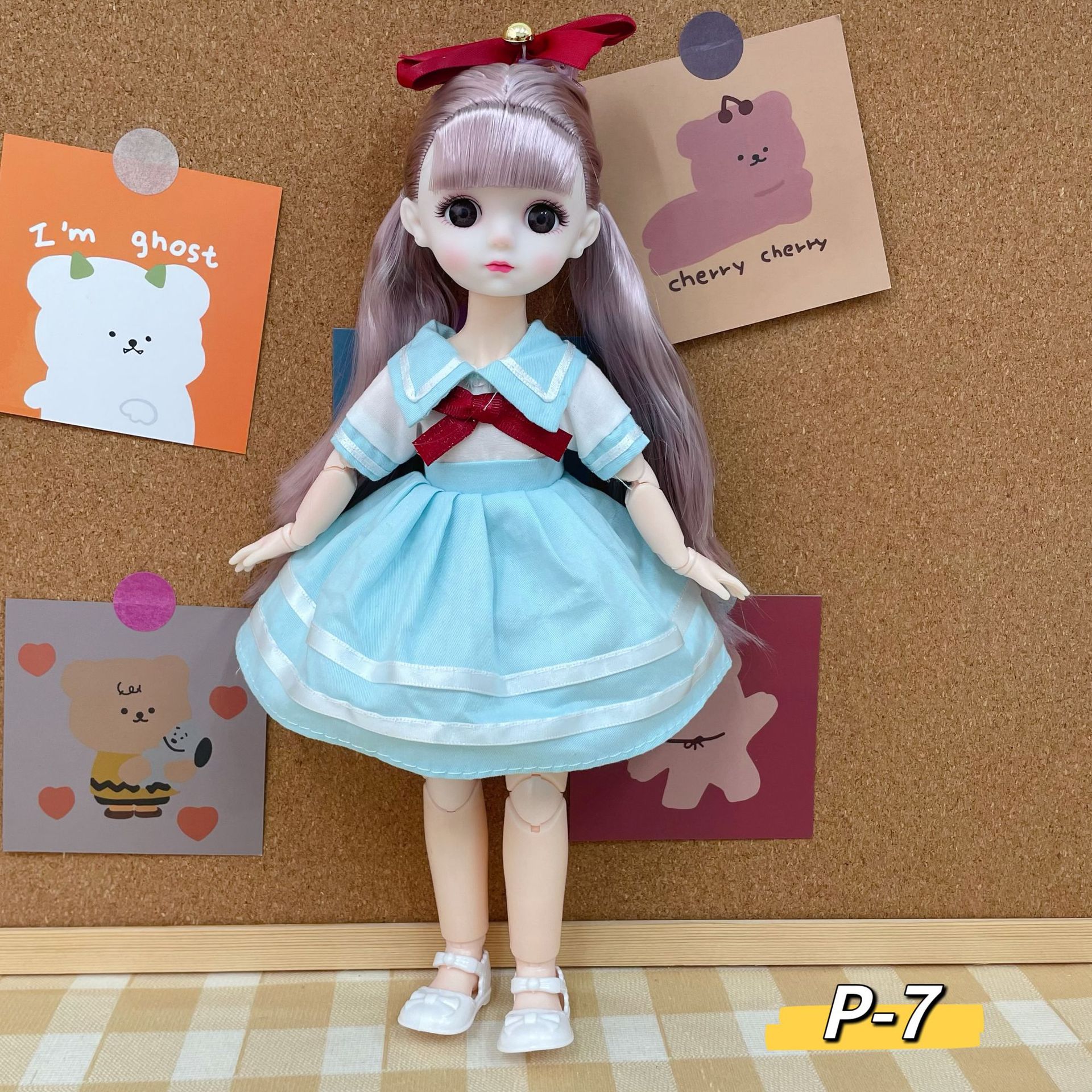 Boneca bjd princesa 30cm com 6 articulações presente aniversário_voghion.com