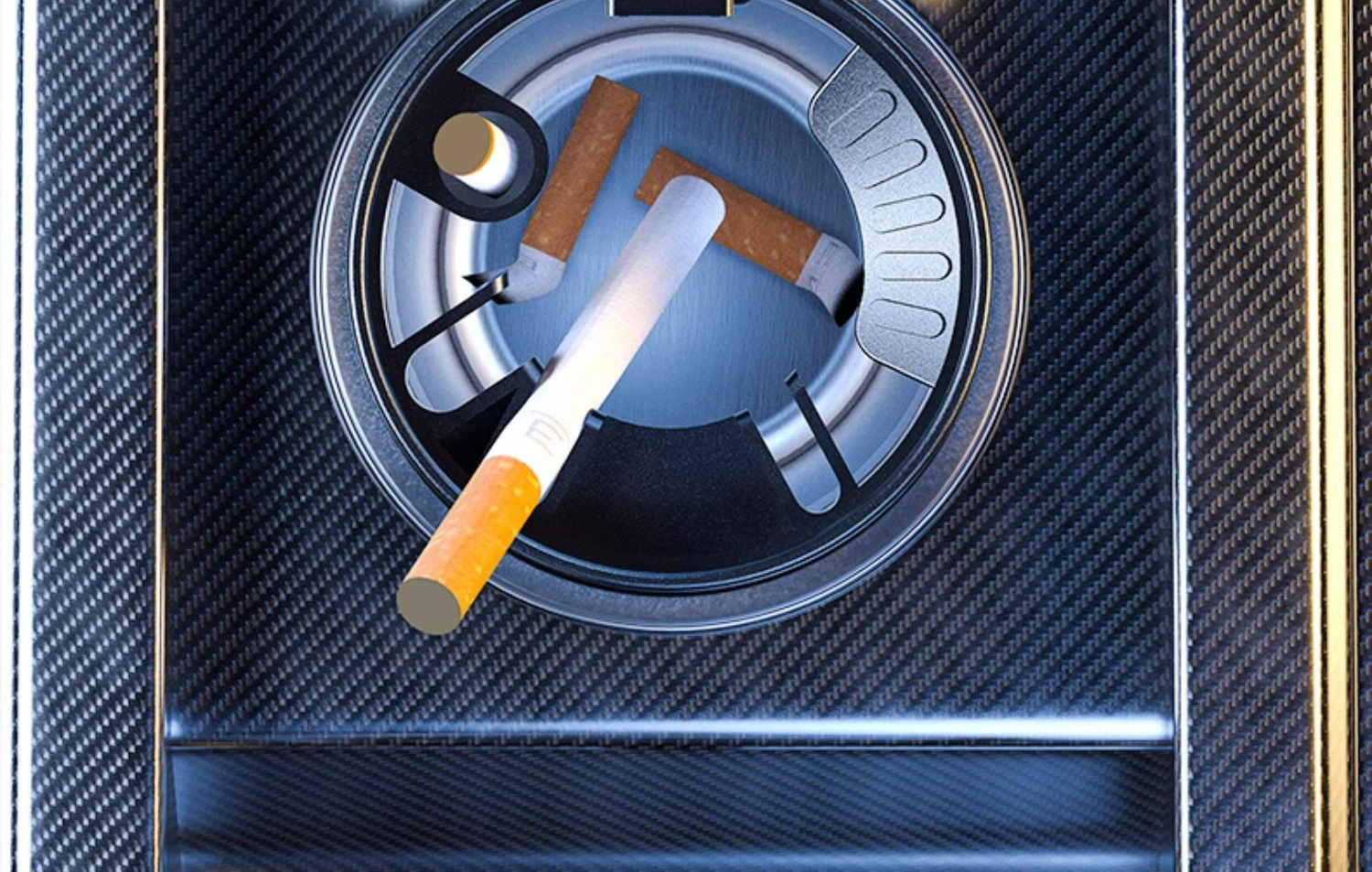 Suitable for Jetour Shanhai L7/T2/L6/L9/T1 Car Ashtray with High-End Feel and Lighted Aluminum Alloy