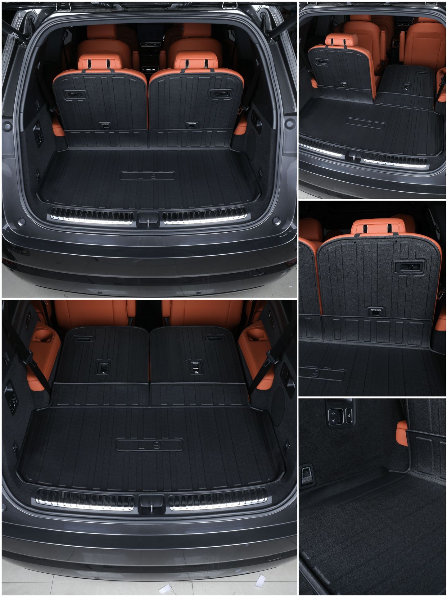 Suitable for Backrest Mat, Car Trunk Mat Modification Supplies, Polestar4 Rear Trunk Mat