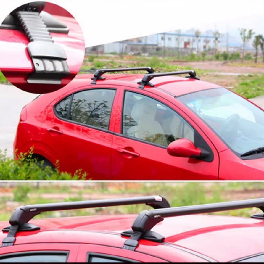 Car Luggage Rack Crossbar, Universal Aluminum Alloy Lockable Roof Rack, Car Roof Box Rack