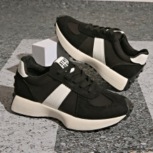 大码小蛮腰网面运动老爹鞋女2025春秋新款简约透气休闲百搭女鞋子