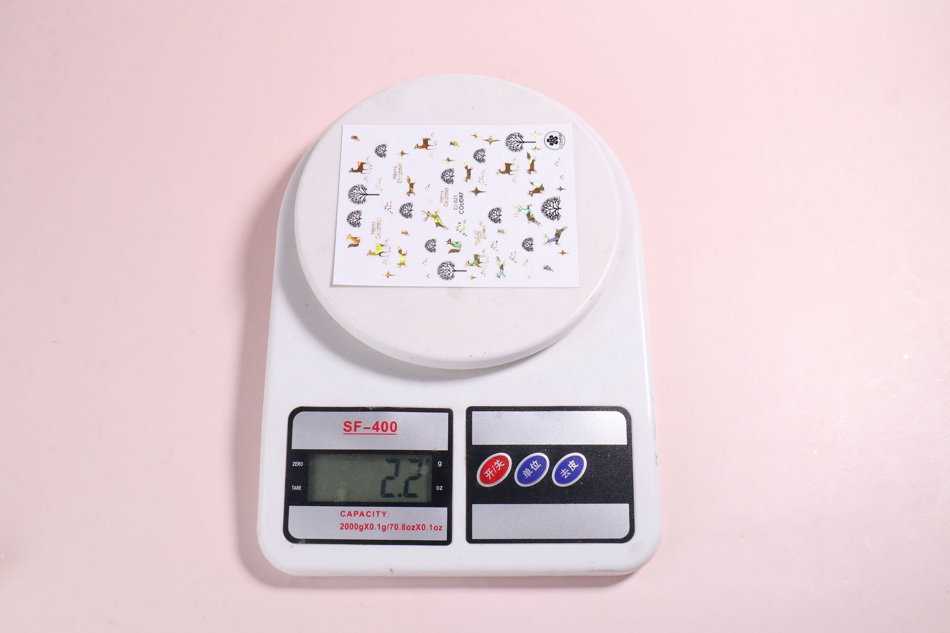 3g Weight Nail Patches Nail Supplies 1 Piece Quantity Santa Claus Pattern Simple Style Style Simple Style Santa Claus Paper Nail Patches 1 Piece 22