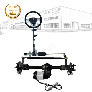 Jelante Electric Vehicle Frame Assembly with Motor, Steering Gear, Front Axle Parts, Universal Type