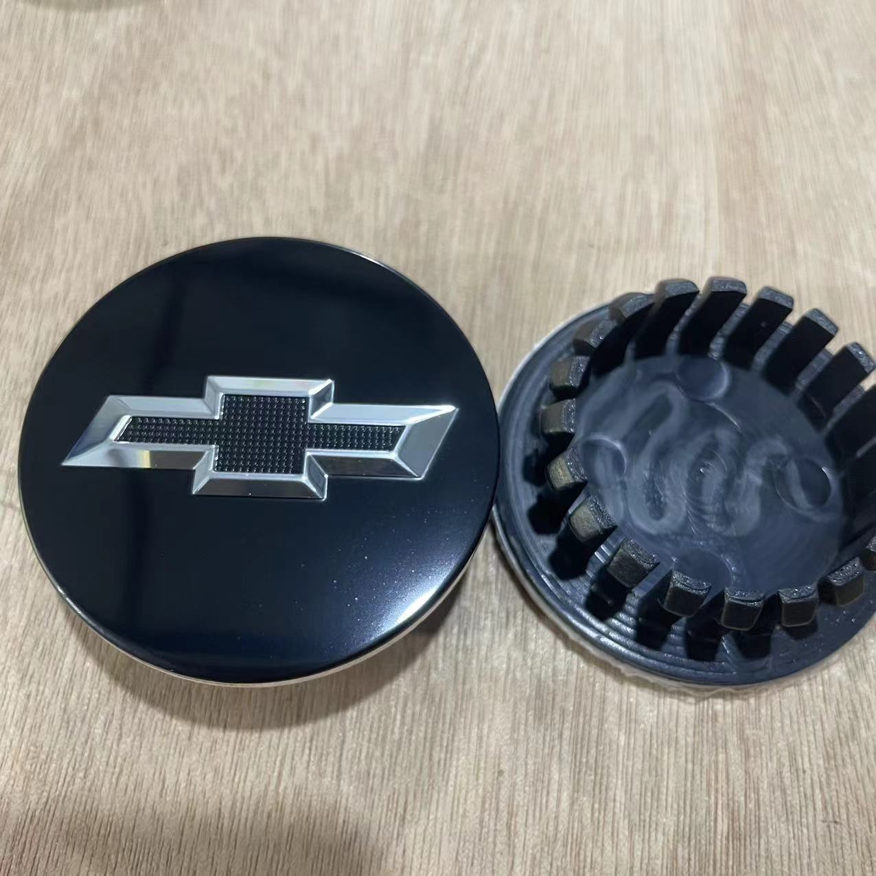 Chevrolet – Hub cover 58mm for Chevrolet - black-58mm