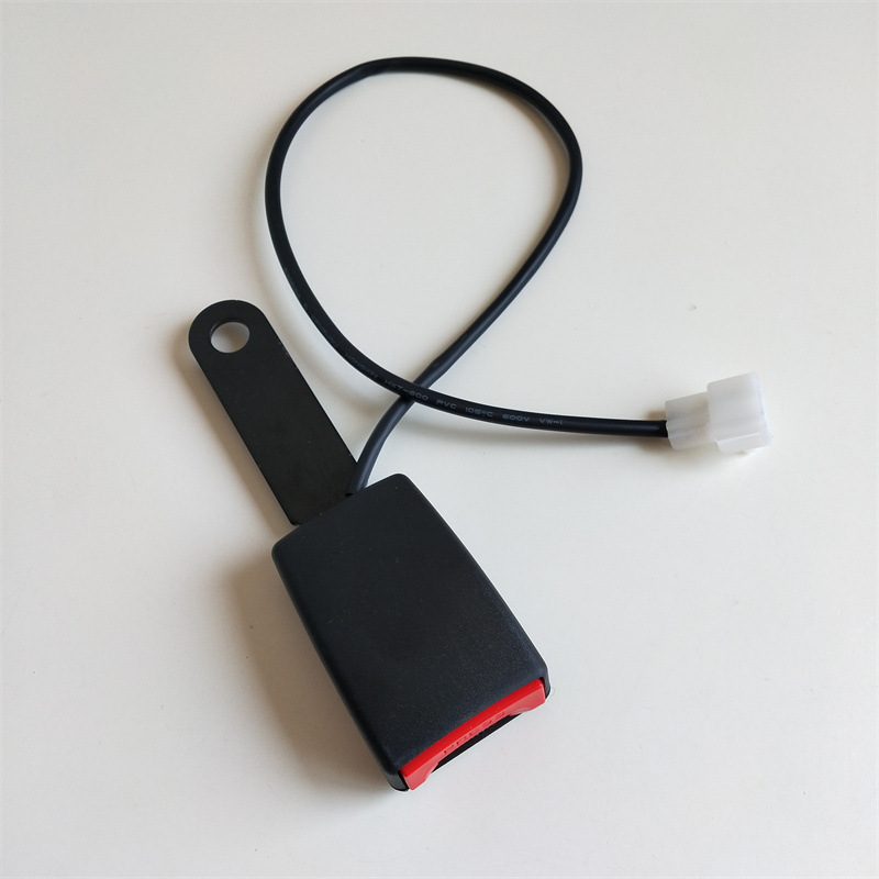 in stock car seat belt seat socket with alarm line bus seat belt lock buckle truck forklift slot wholesale