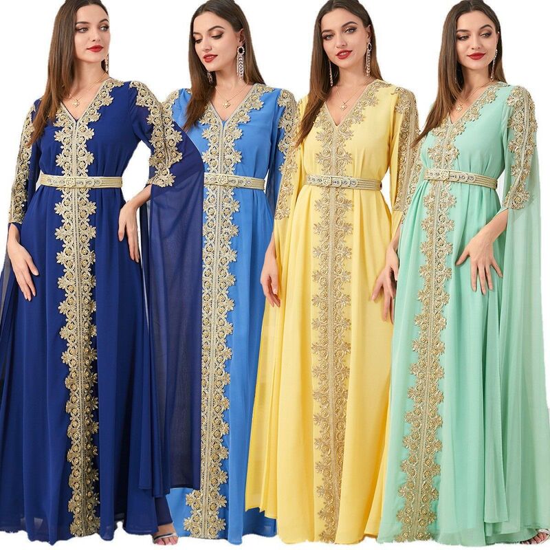 New Women's Clothing with Patchwork and Extra-Long Sleeves, Autumn Women's Dress New Women's Clothing with Patchwork and Extra-Long Sleeves, Autumn Women's Dress
