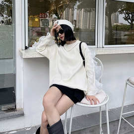 直播间流量单品马尔飞丝少淑羊绒卫衣品牌折扣女装尾货多种款式批