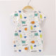 Baby's jumpsuit summer thin baby's fart wrap cotton khai newborn bottoming newborn air conditioning suit