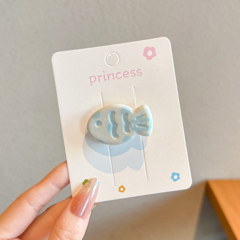 Crema ondulado punto arco clip para el cabello de la mujer adorable lateral cabello roto frisa clip de boca de pato clip para la niña clip para el cabello