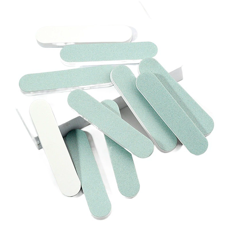 Nailshine мини полировальная полоса короткая полировальная палочка Серебряная палочка Wenwan поставляет зеленый белый полировка 9*2