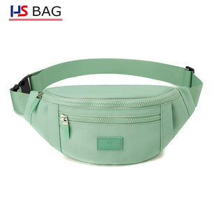 2024 Hot Selling Fashion Popular Women's Waist Bag Water-repellent Oxford Cloth Chest Crossbody Bag Casual Waist Chest Bag Wholesale