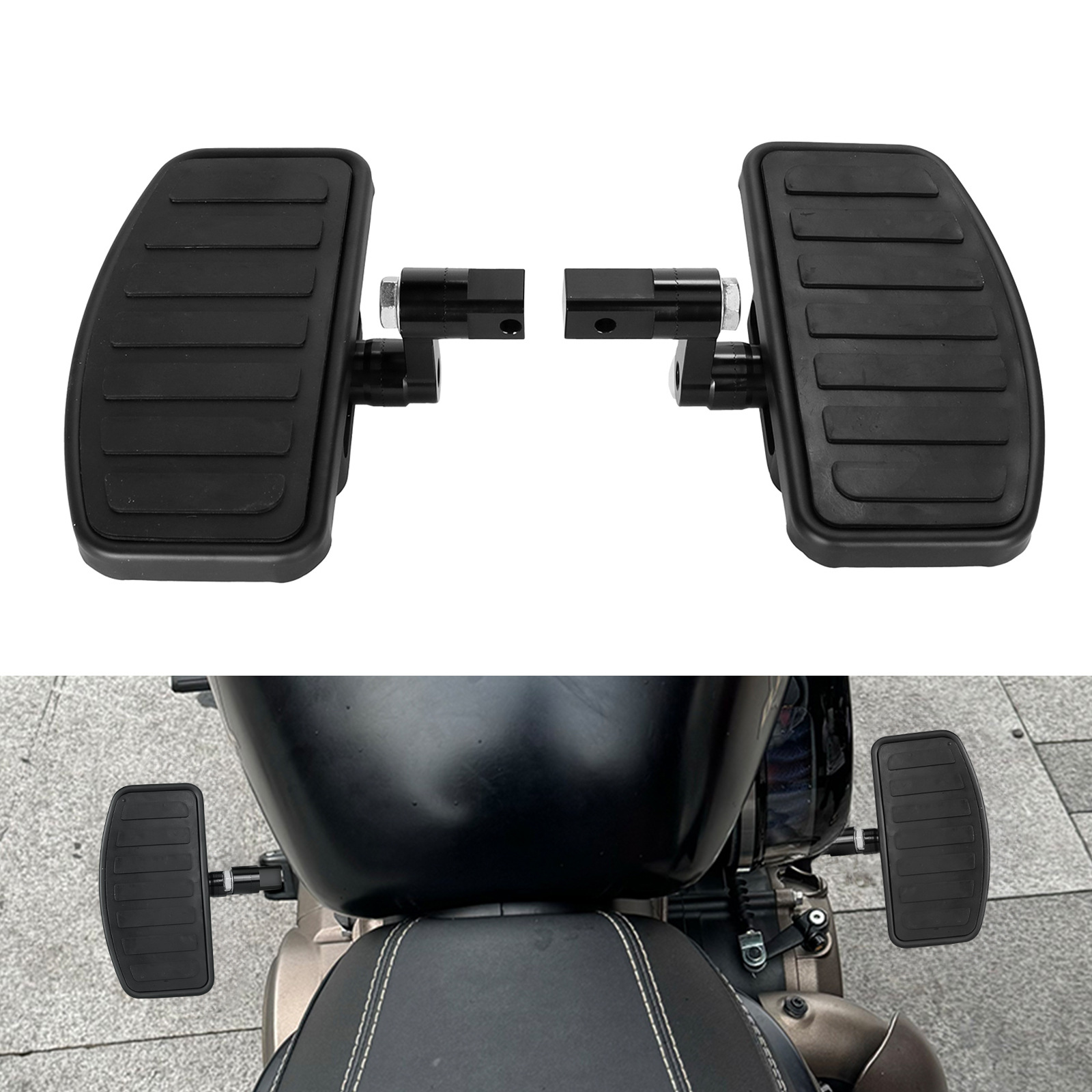 Motorcycle accessories: Modified front and rear large footrests, suitable for VTX 1300/1800