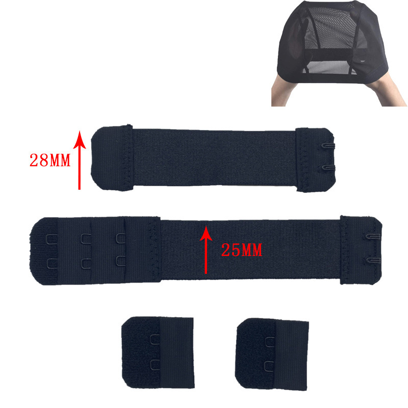 Wig Accessories Four-piece Set Elastic Elastic Extension Buckle Nylon Hair Base Head Cover Extension Hook Buckle Wig Accessories Four-piece Set Elastic Elastic Extension Buckle Nylon Hair Base Head Cover Extension Hook Buckle