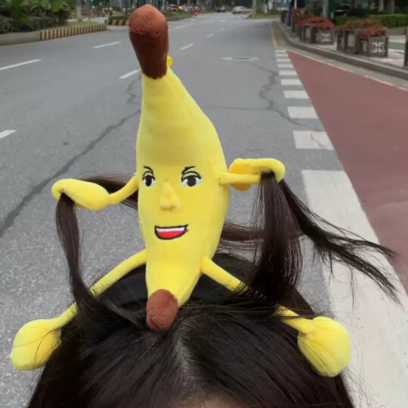 Diadema de plátano grande sin música