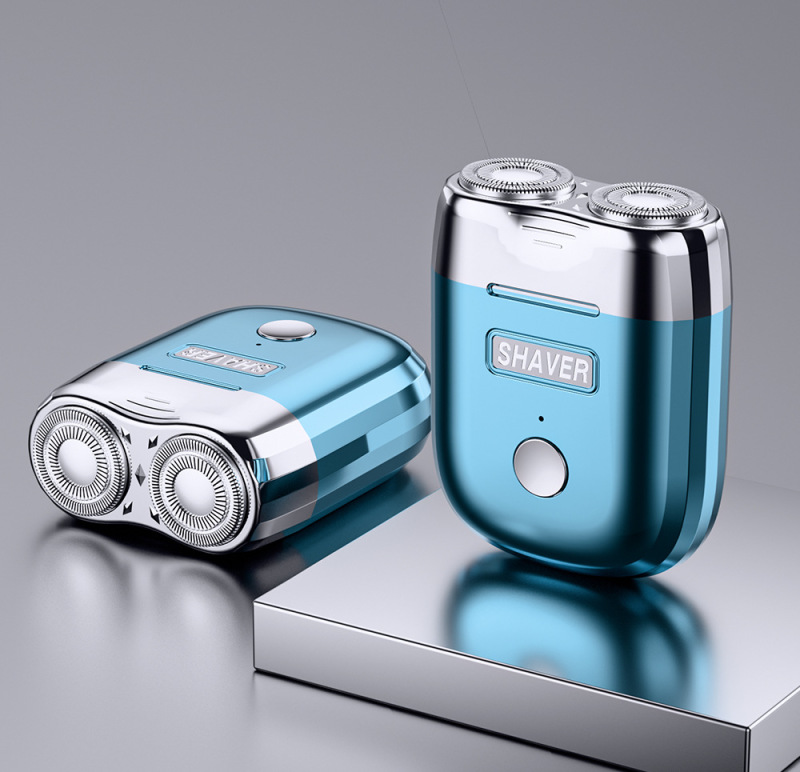 卸売 S-06 電気シェーバー MINI 磁気ダブルヘッド 2 ギア USB 充電ポータブルメンズ電気シェーバー|undefined