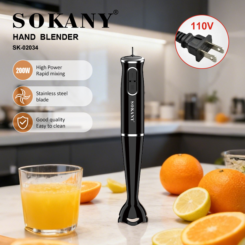 Cross-Border Sokany02034 Stirring Stick Baby Food Supplement Fruit Grinder American Cooking Machine Hand Blende