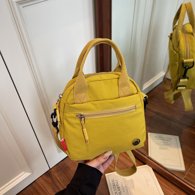 Autumn and Winter Simple Casual Lightweight Crossbody Bag for Women, Versatile Waterproof Nylon Shoulder Bag, Niche Trendy Handbag