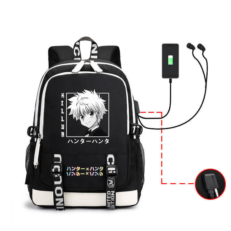 Amazon Trendy Backpack: Hunter x Hunter Anime Peripheral Men's Business Multifunctional USB Large Capacity Backpack Amazon Trendy Backpack: Hunter x Hunter Anime Peripheral Men's Business Multifunctional USB Large Capacity Backpack