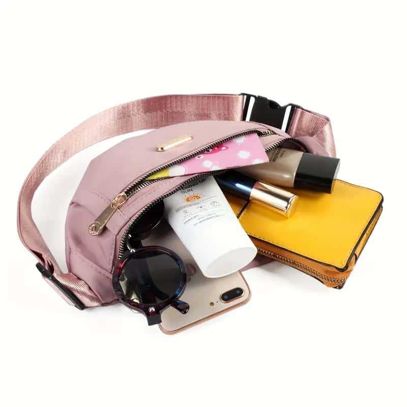Bolsa de cintura deportiva transfronteriza de alta capacidad multifuncional nueva moda bolso de teléfono móvil negocio billetera