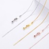 Adjustable necklace, fashionable decorations stainless steel