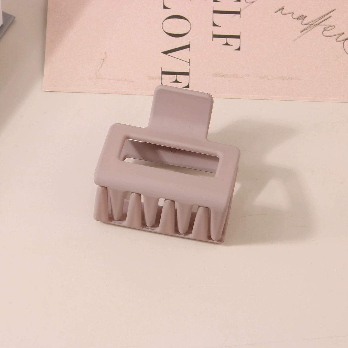 (Cross-border trading), rectangular matte crab pin, big shark, hairgrip, Amazon, simple and elegant design