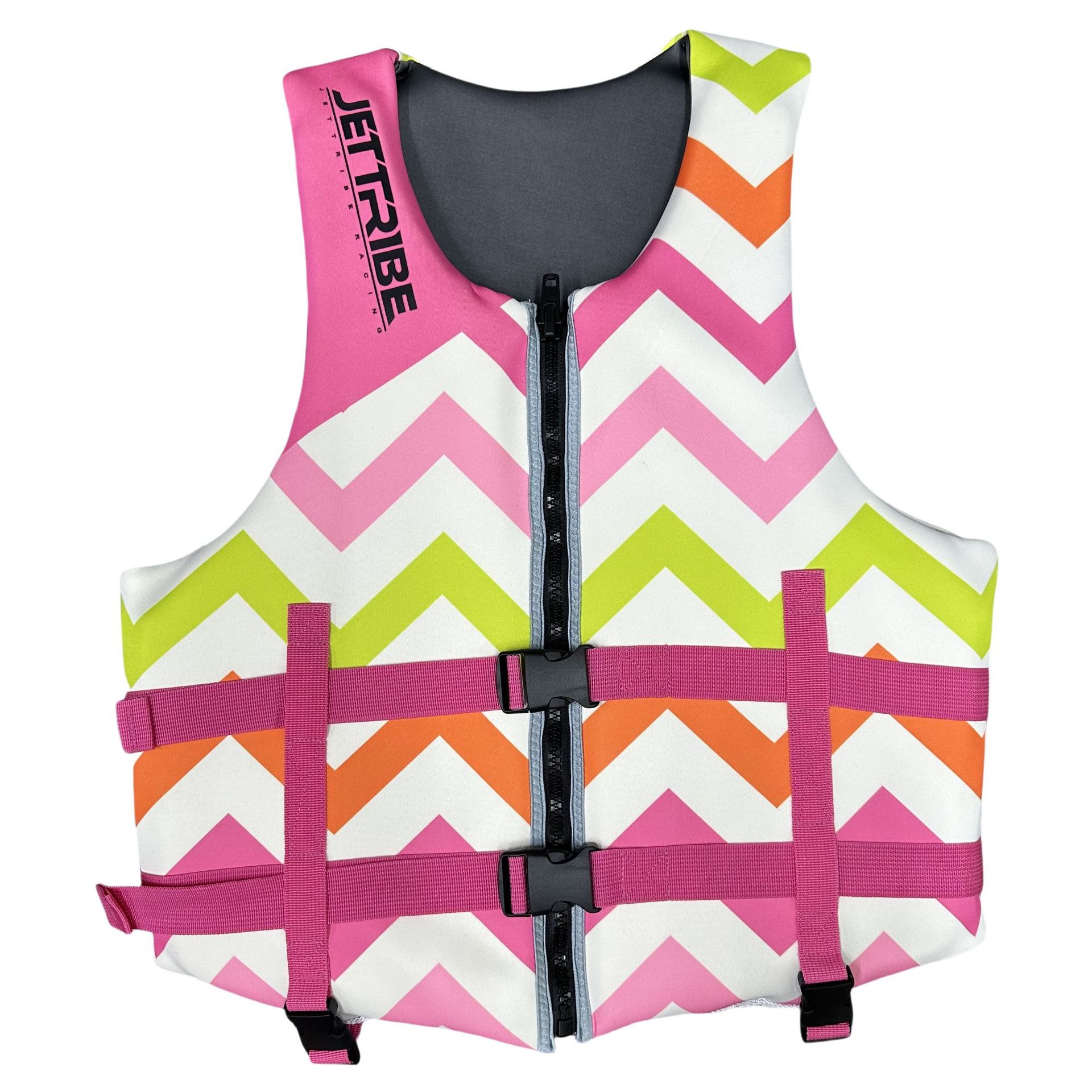 新款水上运动救生衣海钓漂流浮潜便携透气浮力背心成人儿童浮力背