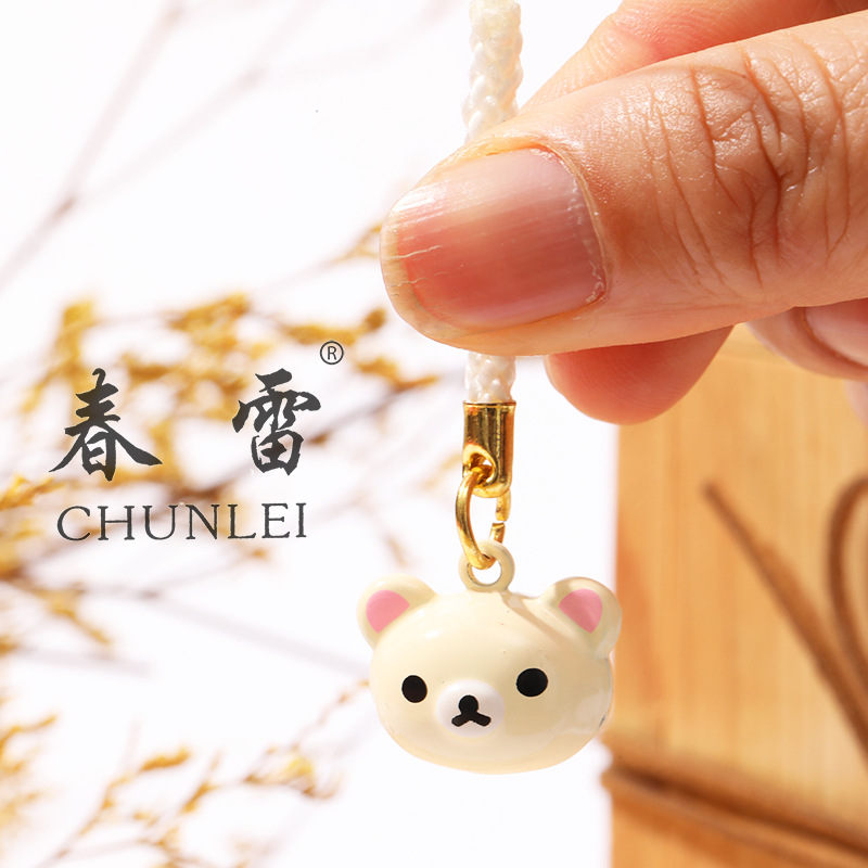 Campana de dibujos animados japonés adornos de campana de dibujos animados adornos de campana