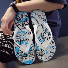 新款人字拖鞋男夏家用防滑室外穿夾腳輕便潮休閒沙灘涼拖鞋子批發