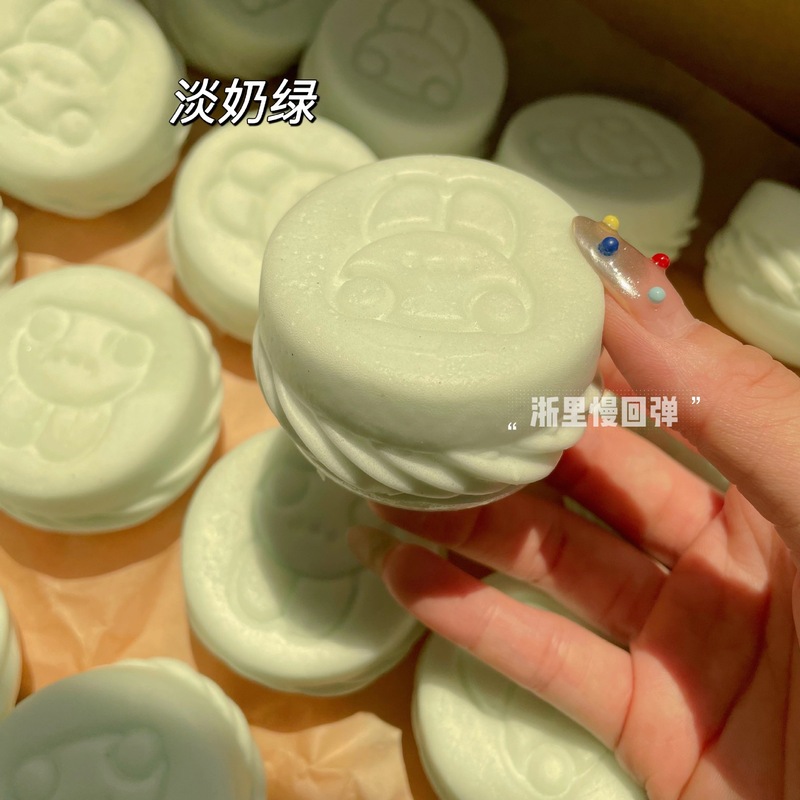 小红书爆款超湿软甜甜马卡龙慢回弹解压发泄捏捏玩具squishy|undefined
