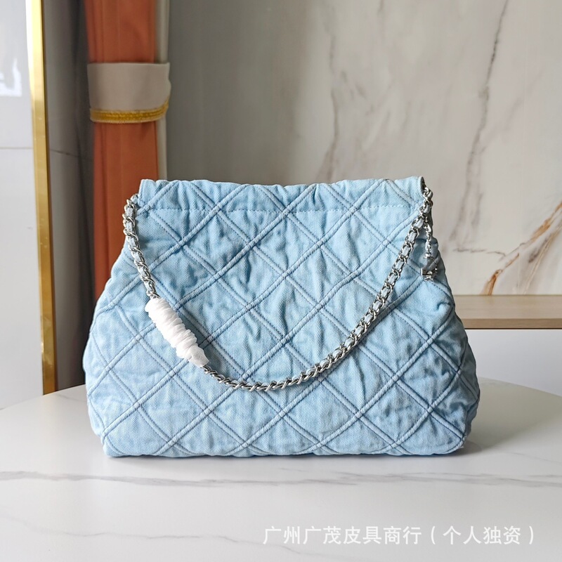 Tb Autumn and Winter New Tote Bag Women's Genuine Leather Bag Large Shopping Bag Chain Bag Shoulder Bag Work Clothing Export Supply