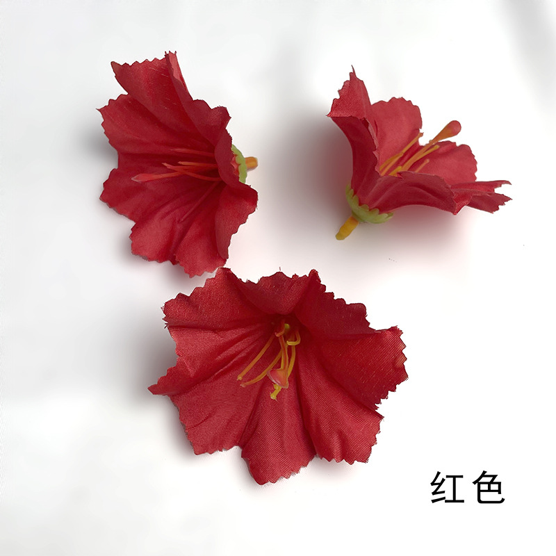 Simulación de flores de lirio pequeñas tocadillos de color hechos a mano didiy flor accesorios de ropa de bodas regalos de mano decoración fotografía
