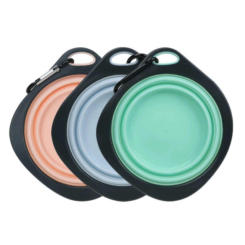 Складная миска для питомца, миска для собак, наружное кормление и поение собак, переносная миска для кошек, висящая миска для корма собак