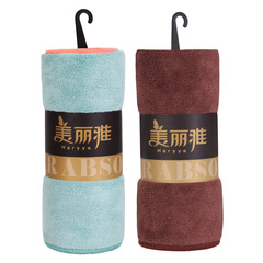 [Meiliya] Double-sided Fleece Thickened Multi-purpose Cloth for Household Cleaning, Assorted Colors, Random Selection—Wholesale