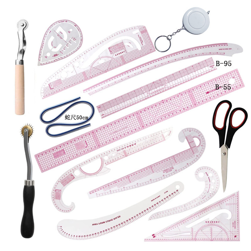 regla de corte, regla de prenda, regla de corte, regla de jaula de manga, regla de corte