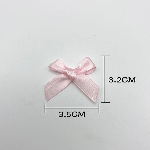 3-point double-sided polyester semi-finished product with bow, handmade diy clothing, shoes and hats, doll gift box, decorative accessories