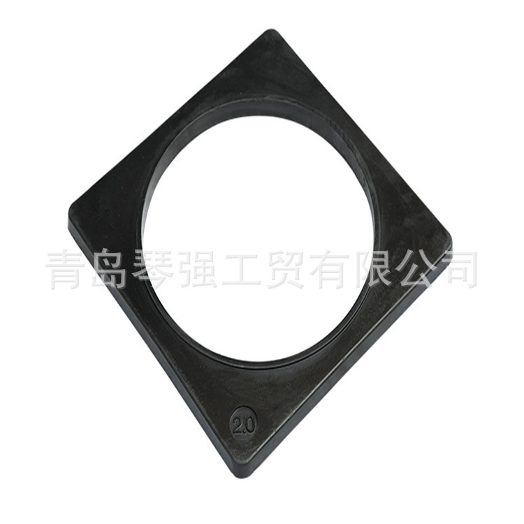 青岛厂家供应各种路锥配重用橡胶垫、路标垫、橡胶底座、橡胶块
