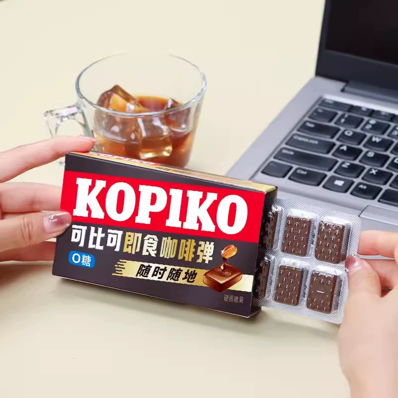 Сеул-стилизованный товар из Кореи: острова, Индонезия импортирован Kopiko кофе сахар тарелка 64 г, закуска для интернет-знаменитостей оптом