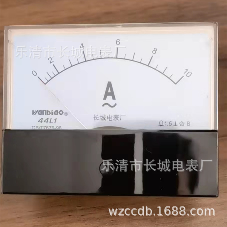 供应长城电表厂 44L1 10A 直接式 交流电流表 外形100X80