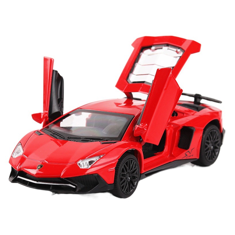 (A granel) Jianyuan aleación coche modelo 1:32 Lanbo LP750 pull back iluminación efecto de sonido juguete modelo de coche deportivo producto