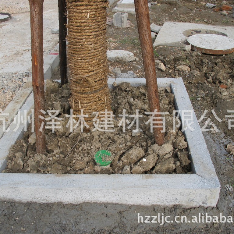 PC砖1200*120*120仿花岗岩G654芝麻灰复合混凝土树围树穴树框