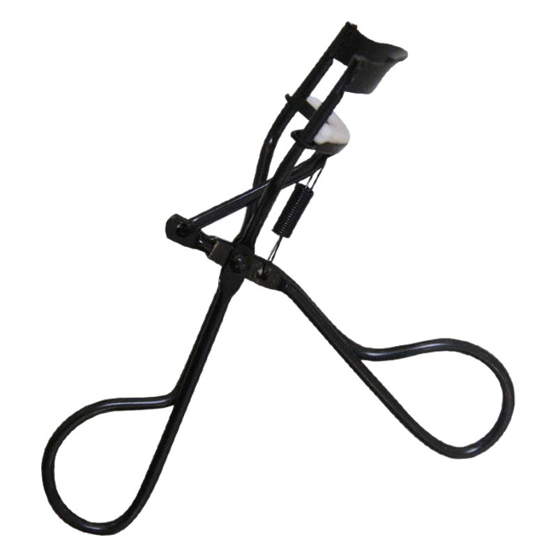 Черные щипцы для завивки ресниц, портативные щипцы для завивки ресниц, металлический инструмент для завивки ресниц с гальваническим покрытием, косметический инструмент для создания эффекта накладных ресниц.