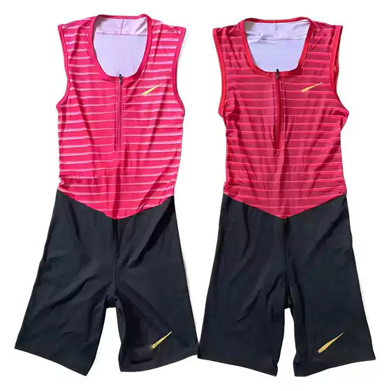 Outdoor Track & Field Professional Sprint Compression Bodysuit for Men and Women, Team Uniform for Relay Races
