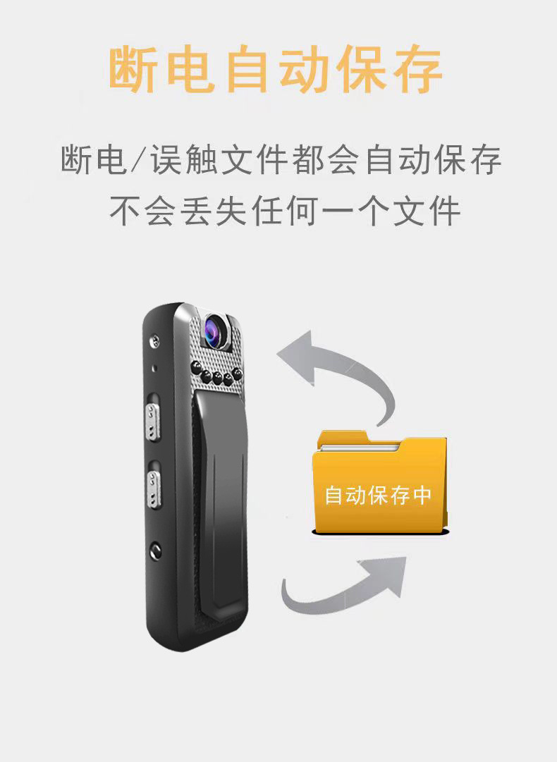 Camera, high-definition smart recorder, professional cycling video recorder, Douyin audio and video recording, law enforcement, Amazon details Picture