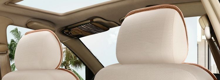 Summer five-seater breathable all-season applicable seven-seater ice silk car seat cushion, summer single-seater special car seat cover, full coverage